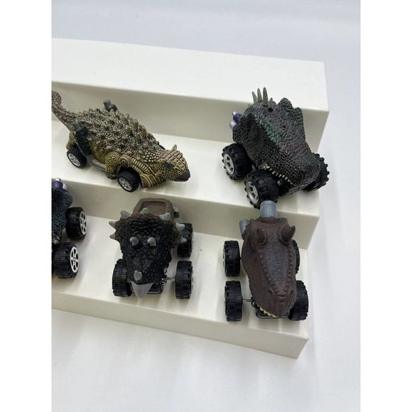 Lot 8 Dinosaur Shaped Toy Car Pull And Go Kid Gift Dino Toy Children Unbranded - Picture 6 of 9